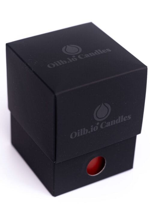 Oilb.io Bougies – Lavande de la série Happy Hue Scents. Plongez dans l'odeur relaxante de la lavande et trouvez la paix à chaque instant !